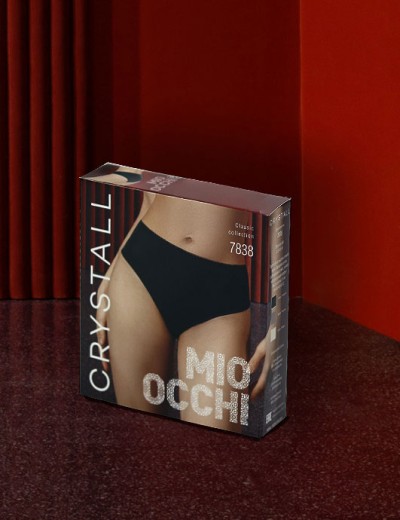 Трусы слипы высокие Mioocchi CRYSTALL 7838 cipria, Цвет: cipria (пудровый), Размеры: S, изображение 4