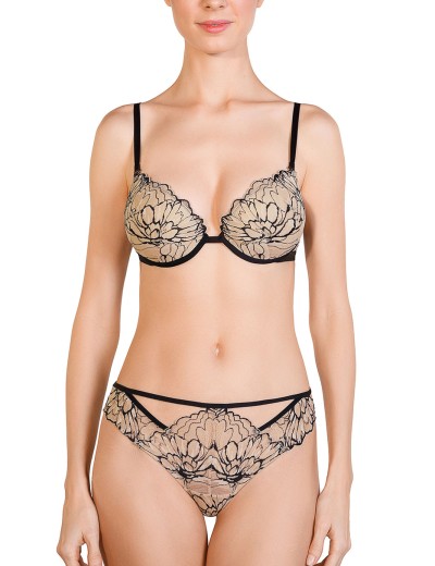 Комплект Mioocchi VALERIE 778080 пуш-ап и бразилиана nudo/nero, Цвет: nudo/nero, Размеры: 70A, изображение 3