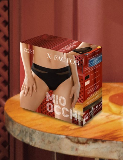 Трусы слипы Mioocchi X-FACTOR 8251 cabernet, Цвет: cabernet (бордо), Размеры: S, изображение 3