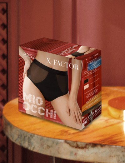 Высокие стринги Mioocchi X-FACTOR 8252 nudo, Цвет: nudo (телесный), Размеры: XS, изображение 3