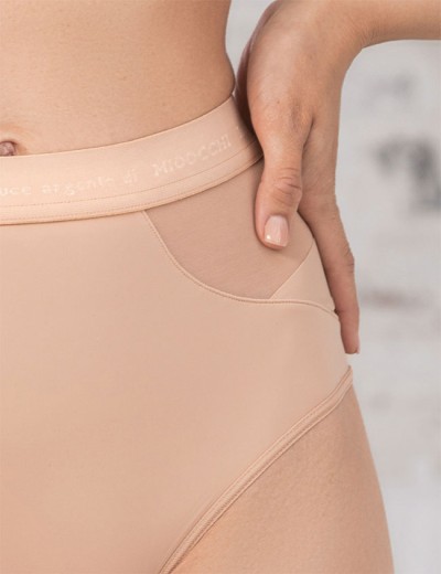 Трусы слипы высокие Mioocchi X-FACTOR 8253 nudo, Цвет: nudo (телесный), Размеры: M, изображение 3