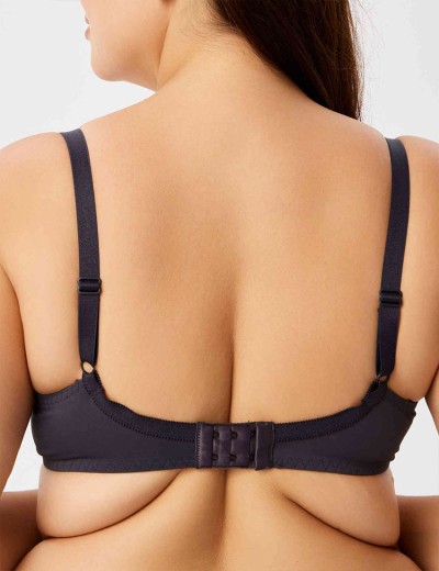 Бюстгальтер с уплотненной чашкой Misstyle 4115 / 415 антрацит, Цвет: антрацит, Размеры: 85D, изображение 6