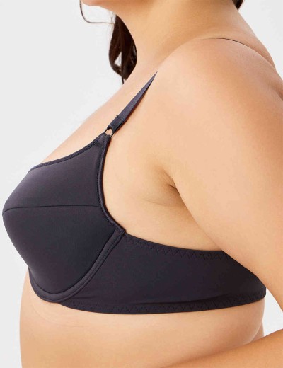 Бюстгальтер с уплотненной чашкой Misstyle 4115 / 415 антрацит, Цвет: антрацит, Размеры: 85D, изображение 7