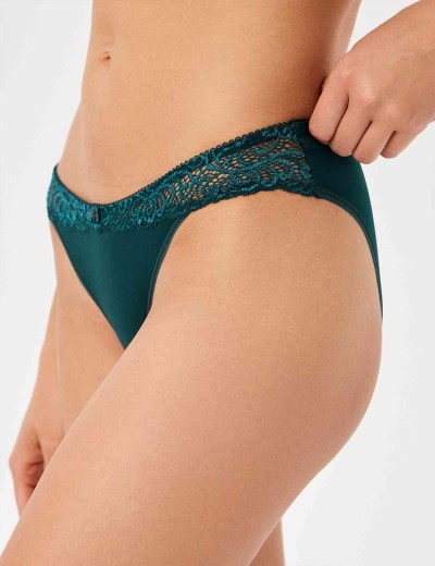 Трусы слипы низкие Misstyle 5010 изумруд, Цвет: изумруд, Размеры: S, изображение 3