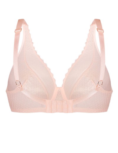 Кружевной бюстгальтер бралетт Mefemi KAYLA M bralette пудра, Цвет: пудра, Размеры: 95E, изображение 9