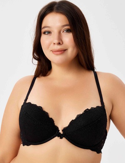 Бюстгальтер со съемными вкладышами Novella 620-1719 черный, Цвет: черный, Размеры: 80C, изображение 5