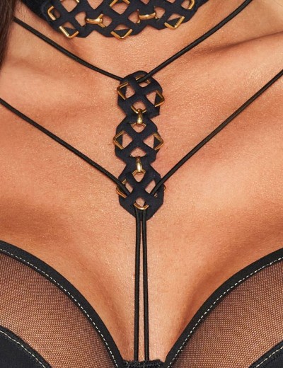 Бюстгальтер полупоролон Novika ADELLE N02 PU черный, Цвет: черный, Размеры: 85J, изображение 4