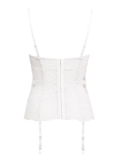 Корсет с чашкой пуш-ап Sielei PURE LOVE 1971 bianco, Цвет: bianco (белый), Размеры: 90B, изображение 8