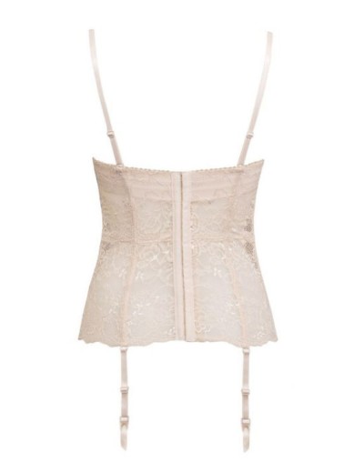 Корсет с чашкой пуш-ап Sielei PURE LOVE 1971 cipria, Цвет: cipria (телесный), Размеры: 80B, изображение 4