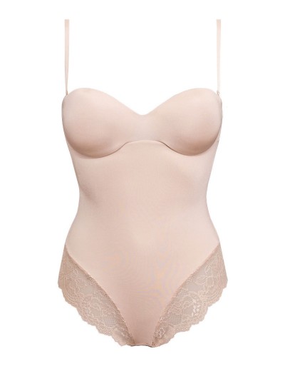 Боди с пуш-ап Sielei PURE LOVE 1978 cipria, Цвет: cipria (телесный), Размеры: 75B, изображение 3