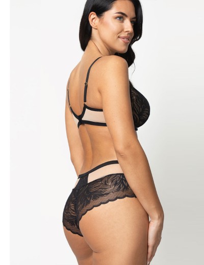 Бюстгальтер полупоролоновый Subtille ELZA semi-soft черный+бежевый, Цвет: черный+бежевый, Размеры: 75I, изображение 5