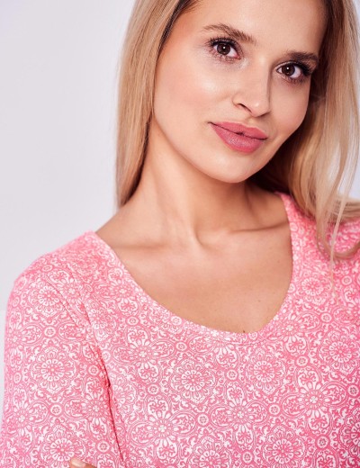 Розовая ночная сорочка Taro 2959 DAKOTA, Цвет: розовый, Размеры: M, изображение 3