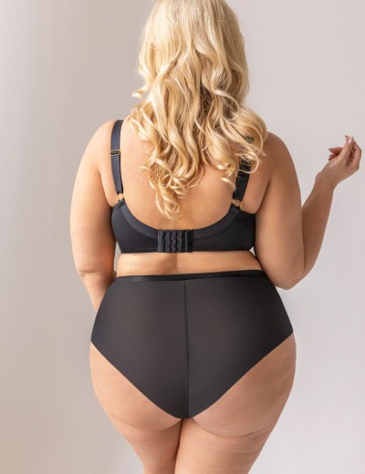 Трусы слипы высокие Kris Line BLURRY briefs high waist, Цвет: черный+мульти, Размеры: L, изображение 4