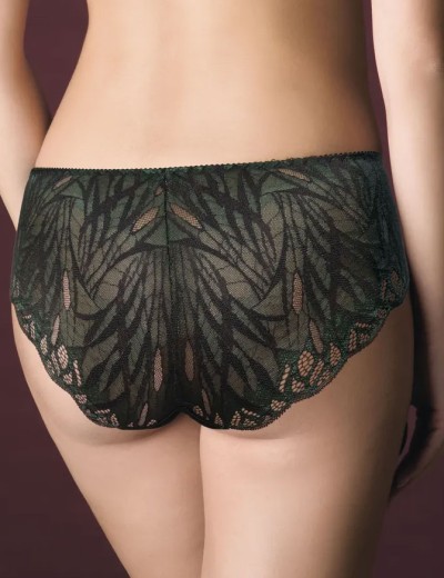 Трусы брифы Albina L LILIT 320, Цвет: черный+зеленый, Размеры: S, изображение 2