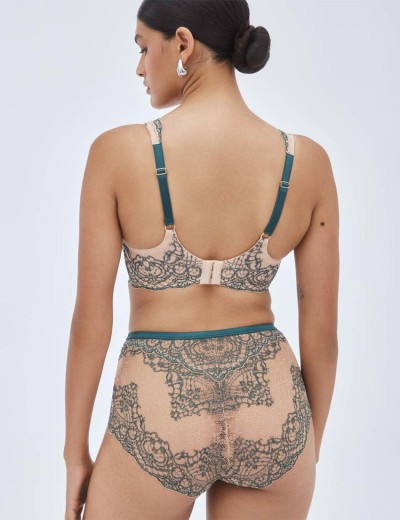 Бюстгальтер бралетт Alles SPLENDORE M Bralette beige-green, Цвет: бежевый, Размеры: 75C, изображение 7