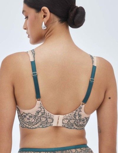 Бюстгальтер бралетт Alles SPLENDORE M Bralette beige-green, Цвет: бежевый, Размеры: 75C, изображение 2