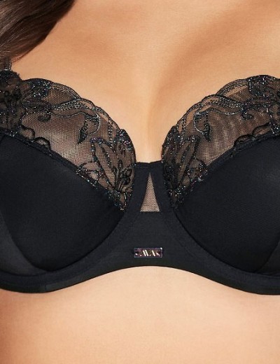 Бюстгальтер полумягкий Ava TROPEA 2071 PU Black, Цвет: черный, Размеры: 90F, изображение 3