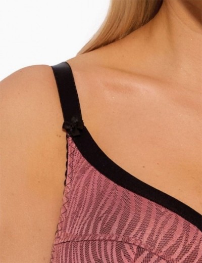 Бюстгальтер с полупоролоном Gaia 1259 LISE PU античная роза, Цвет: античная роза, Размеры: 75E, изображение 4