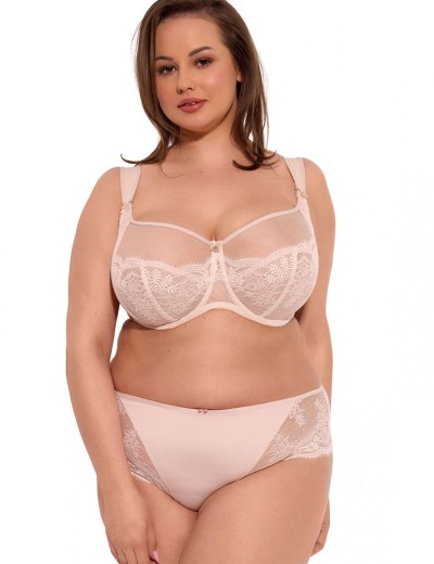 Бюстгальтер мягкий размера плюс Gaia 1262 CAMILLA M MAXI жемчужный, Цвет: жемчужный, Размеры: 85L, изображение 6