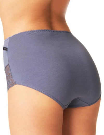 Набор высоких трусов слипов Key LPF 910 (2 шт) фиолетовый/жёлтый, Цвет: фиолетовый/жёлтый, Размеры: M, изображение 4