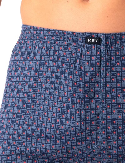 Свободные трусы-шорты Key MXC 945 синий/красный, Цвет: синий/красный, Размеры: 4XL, изображение 2