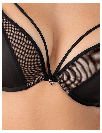 Бюстгальтер пуш-ап гель Mioocchi ORNELLA 8190 nero, Цвет: nero (черный), Размеры: 70A, изображение 3