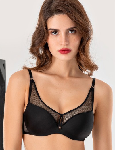 Бюстгальтер формованный пуш-ап Mioocchi ORNELLA 8192 nero, Цвет: nero (черный), Размеры: 70B, изображение 4