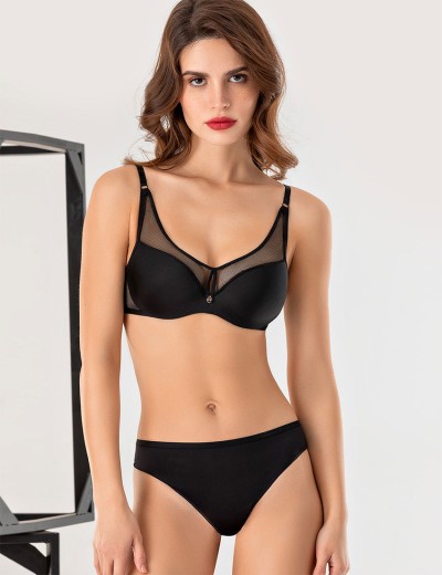 Бюстгальтер формованный пуш-ап Mioocchi ORNELLA 8192 nero, Цвет: nero (черный), Размеры: 70B, изображение 5