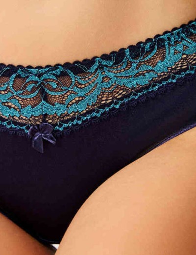 Трусы слипы биколор Simona M 035/98 кварц-лазурит, Цвет: кварц-лазурит, Размеры: L, изображение 3