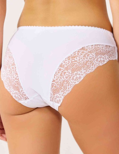 Трусы слипы Simona M 035 белый, Цвет: белый, Размеры: M, изображение 2