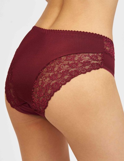 Трусы слипы Simona M 035 бордо, Цвет: бордо, Размеры: M, изображение 2