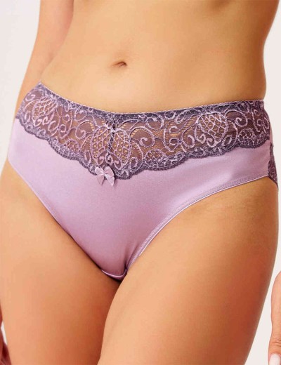 Трусы слипы биколор Simona M 035 серо-туман, Цвет: серо-туман, Размеры: XL, изображение 3