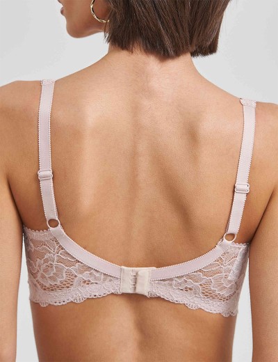 Бюстгальтер балконет Simona M 608 серебристый пион, Цвет: серебристый пион, Размеры: 75G, изображение 2