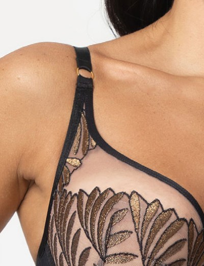 Бюстгальтер с мягкой чашкой Subtille FRIDA soft full cup black, Цвет: черный, Размеры: 80D, изображение 4