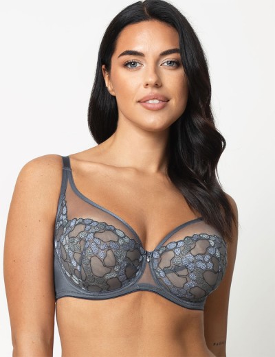 Бюстгальтер с мягкой чашкой Subtille GENRIETTA soft full cup graphite, Цвет: графит, Размеры: 70M, изображение 6