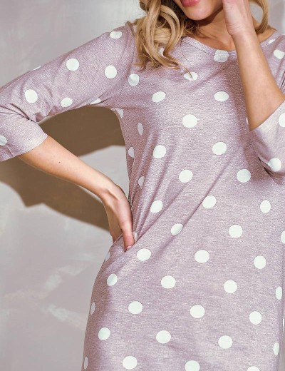 Ночная сорочка из хлопка Taro 3213 DOLLY, Цвет: светло-лиловый, Размеры: S, изображение 3