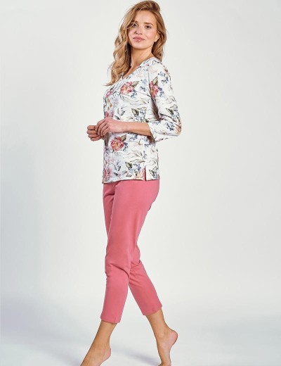 Пижама женская со штанами Taro 3247/3262 LOUISA, Цвет: мульти, Размеры: 3XL, изображение 2