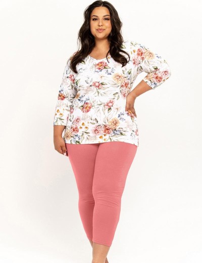 Пижама женская со штанами Taro 3247/3262 LOUISA, Цвет: мульти, Размеры: 3XL, изображение 3