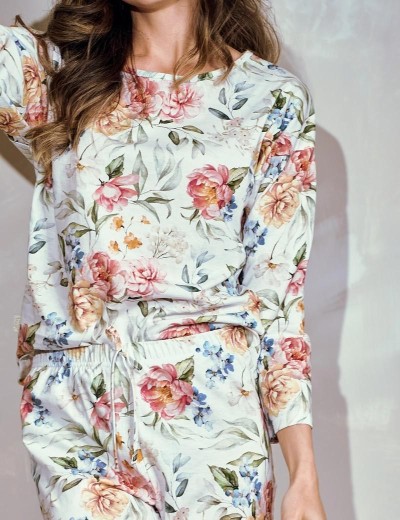 Женская пижама с цветочным принтом Taro 3249 ADELAIDE, Цвет: мульти, Размеры: XL, изображение 3