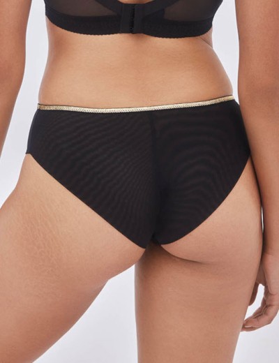 Трусы бразилиана Alles CHIARA GOLD brazyliany черный, Цвет: черный, Размеры: S, изображение 2