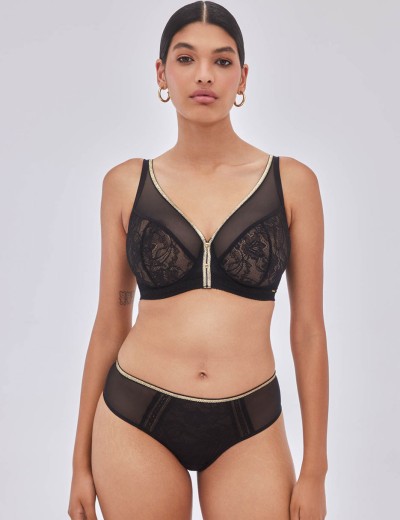 Бюстгальтер бралетт Alles CHIARA GOLD M bralette черный, Цвет: черный, Размеры: 65D, изображение 4 Бюстгальтер бралетт Alles CHIARA GOLD M bralette черный, Цвет: черный, Размеры: 65D, изображение 4