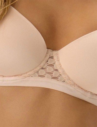 Бюстгальтер балконет пуш-ап Esotiq OHARA 41738 пудровый, Цвет: пудровый, Размеры: 85B, изображение 4