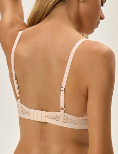 Бюстгальтер балконет пуш-ап Esotiq OHARA 41738 пудровый, Цвет: пудровый, Размеры: 85B, изображение 2