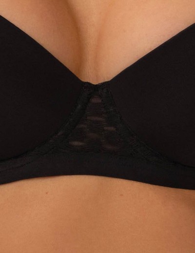 Бюстгальтер балконет пуш-ап Esotiq OHARA 41738 черный, Цвет: черный, Размеры: 70C, изображение 4