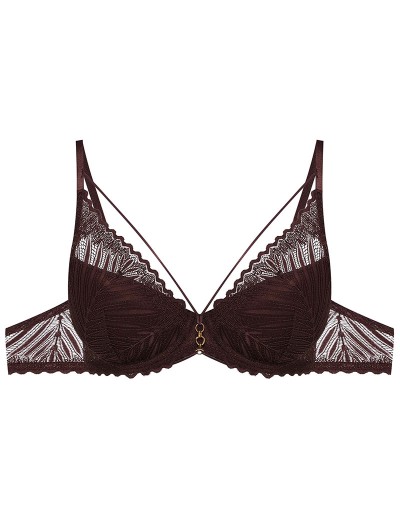 Бюстгальтер с пуш-ап вкладышами Esotiq ONIKA 41727 шоколадный, Цвет: шоколадный, Размеры: 70B, изображение 7