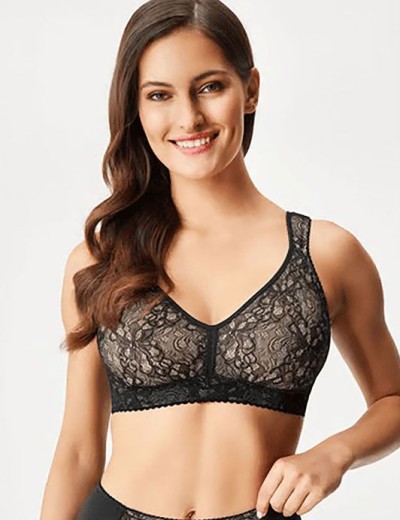 Бюстгальтер без каркасов Fluide ELEGANT 1720 черный/бежевый, Цвет: черный/бежевый, Размеры: 85C, изображение 3