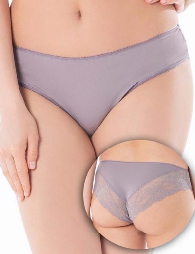 Трусы слипы Honey H37-17-K серый жемчуг, Цвет: серый жемчуг, Размеры: M, изображение 4