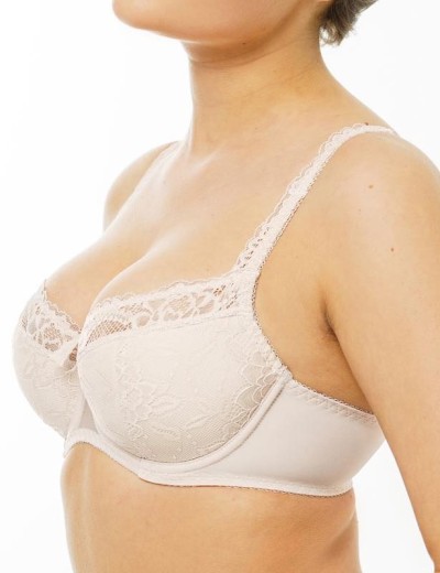 Бюстгальтер балконет Honey H37-17-L крем-брюле, Цвет: крем-брюле, Размеры: 80D, изображение 2 Бюстгальтер балконет Honey H37-17-L крем-брюле, Цвет: крем-брюле, Размеры: 80D, изображение 2