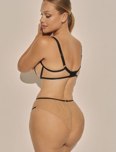 Трусики слипы Kinga 1140/2-P NAKED, Цвет: черный+красный, Размеры: S, изображение 4