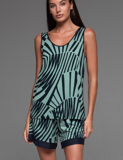 Пижама из трикотажной вискозы Mia-Amore COURTNEY 5202, Цвет: темно-синий, Размеры: 3XL, изображение 3